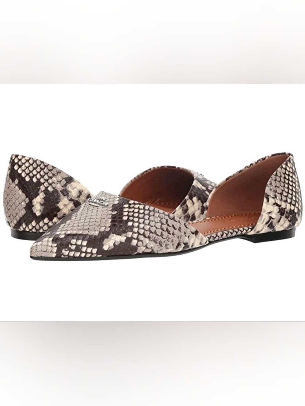 Coach Ponty D'orsay Flats Size 5